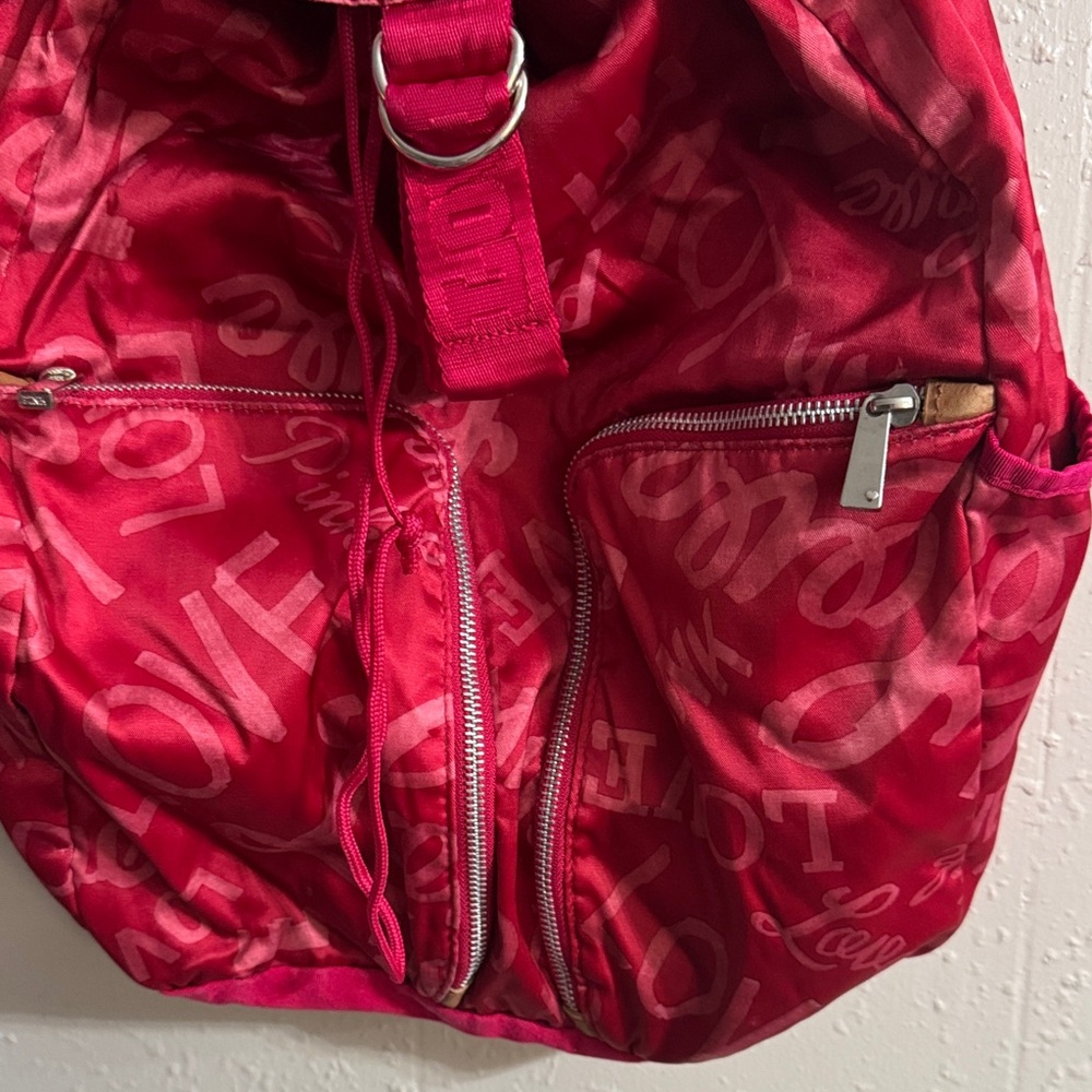 PINK Victoria's Secret Vibrant Pink Backpack - Picture 3 of 11